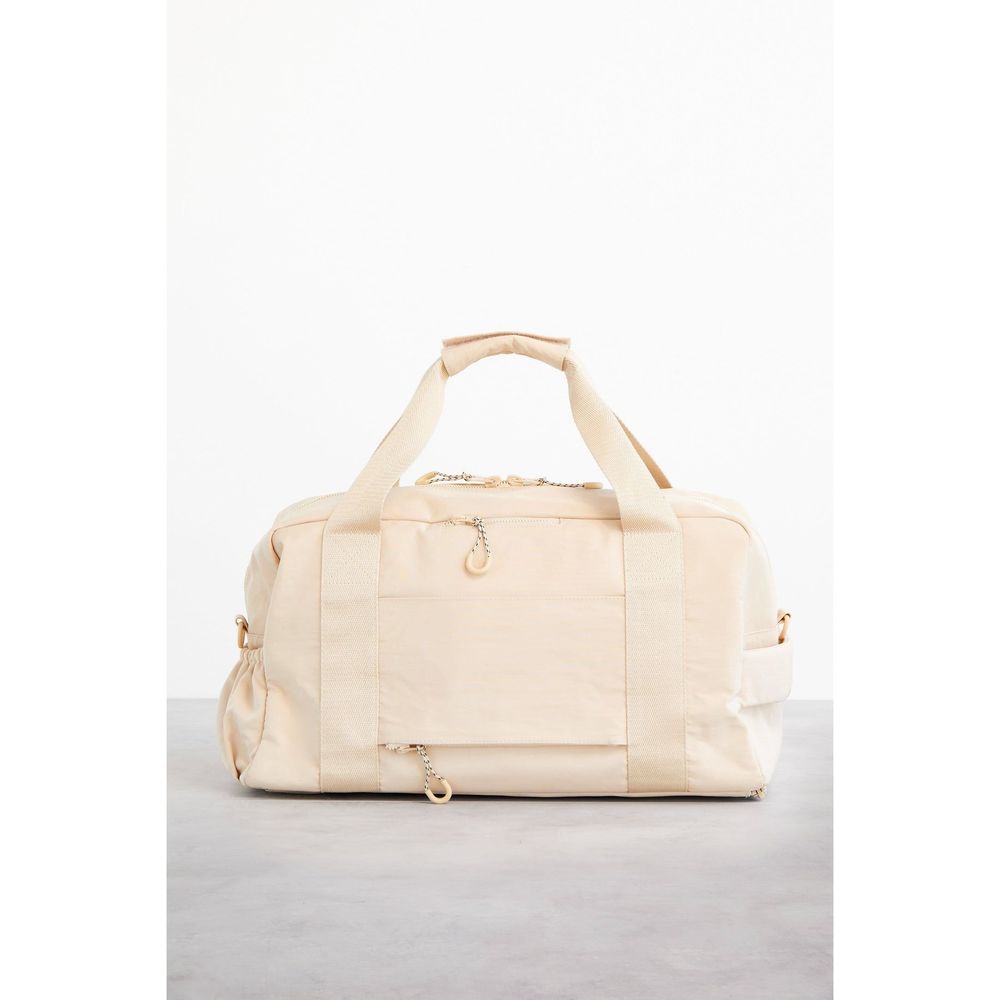BEIS NWT Sport Duffle Bag Convertible Backpack in Beige